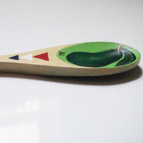 Vivi Avocado Wooden Spoon France - Picture 4 of 6